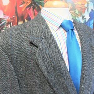 44 R- VTG TOWNCRAFT Mens 100% WOOL SPORT COAT